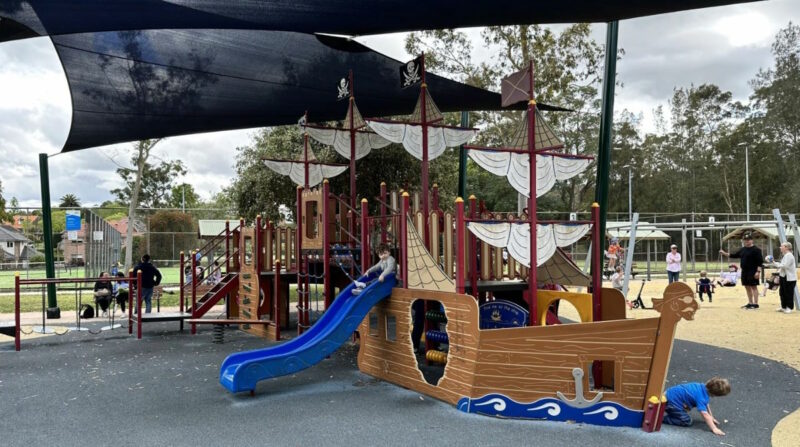 Ruddock Park Playground Westleigh Pirate Themed